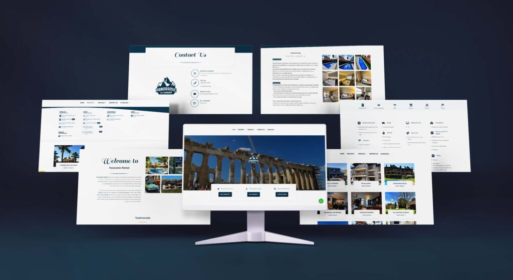 Website laten maken in Vlaanderen – project voor Panoramic Rental vastgoed en Airbnb door Golden Viking Studios